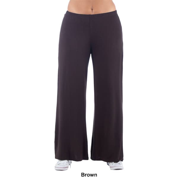 Plus Size 24/7 Comfort Apparel Palazzo Pants