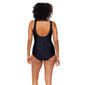 Womens Reebok Water Stripe Zipper One Piece Swimsuit - image 2