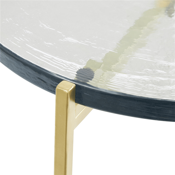9th & Pike® Contemporary Gold Metal Accent Table