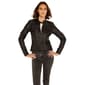 Plus Size Sebby Faux Leather Scuba Motorcycle Jacket - image 3