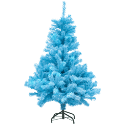 Northlight 4ft. Full Pine Cerulean Blue Christmas Tree