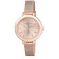 Womens Laura Ashley&#40;R&#41; Rose Gold Mesh Band Watch LA31026RG - image 1