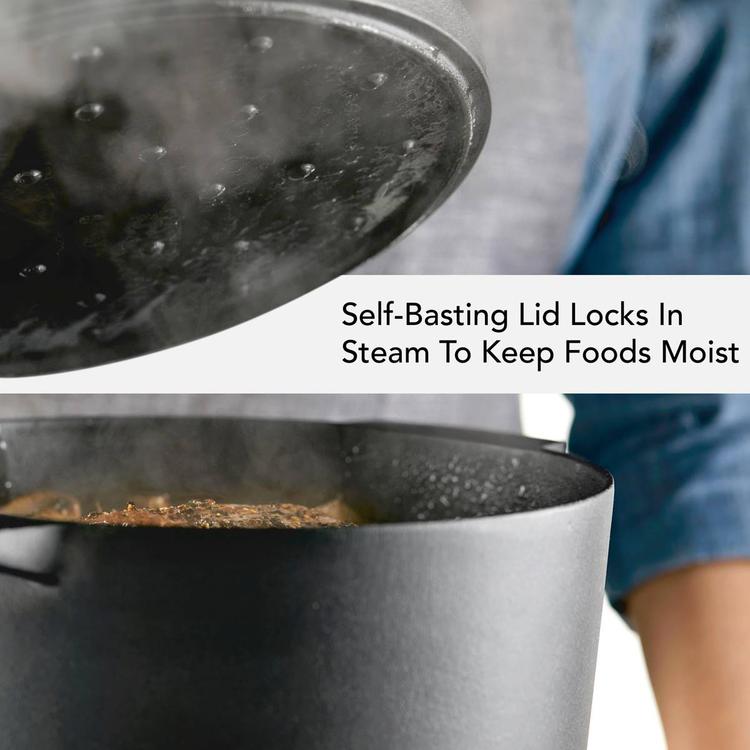 KitchenAid® Seasoned Cast Iron Dutch Oven Casserole Pot