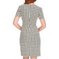 Womens Tommy Hilfiger Short Sleeve Houndstooth Asymmetric Dress - image 2