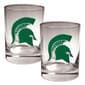 NCAA Michigan State Spartans 2pc. Rocks Glass Set - image 1