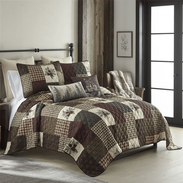 Donna Sharp Pine Panels Quilt Set
