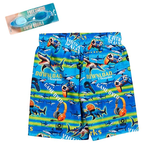Boys (8-20) ZeroXposur Gamer Board Shorts & Goggles