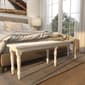 9th & Pike® Farmhouse White Wood Entryway Bench - image 7