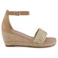 Big Girls Marc Fisher Marren Web Wedge Sandals - image 5