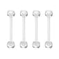4pk. 14-Gauge Bioflex Tongue Retainer - image 1