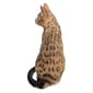 Hi-Line Gift Petite Brown Sitting Bengal Garden Statue - image 4