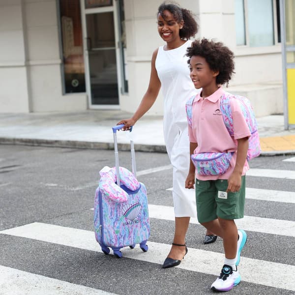 Nautica Adventure 5pc. Kids Pastel Shell Luggage Set