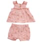 Baby Girl (NB-9M) Adley & Hudson® Cherry Top & Shorts Set - image 2