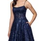 Juniors Blondie Nites Sequin Bow A-Line Dress - image 3