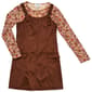 Girls (7-16) Speechless(R) Long Sleeve Mesh Top w/ Suede Jumper - image 1