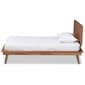 Baxton Studio Karine Walnut Brown Finished Wood Platform Bed - image 2