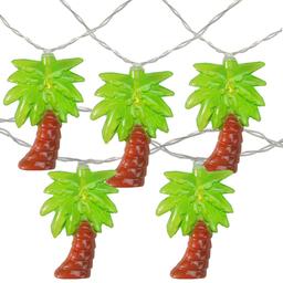 Northlight Seasonal 10pk. Palm Tree Summer LED String Lights