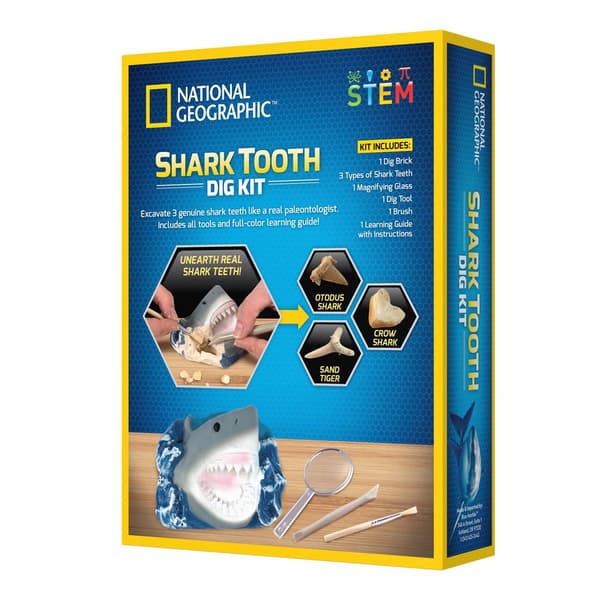 National Geographic&#8482; Shark Tooth Dig Kit