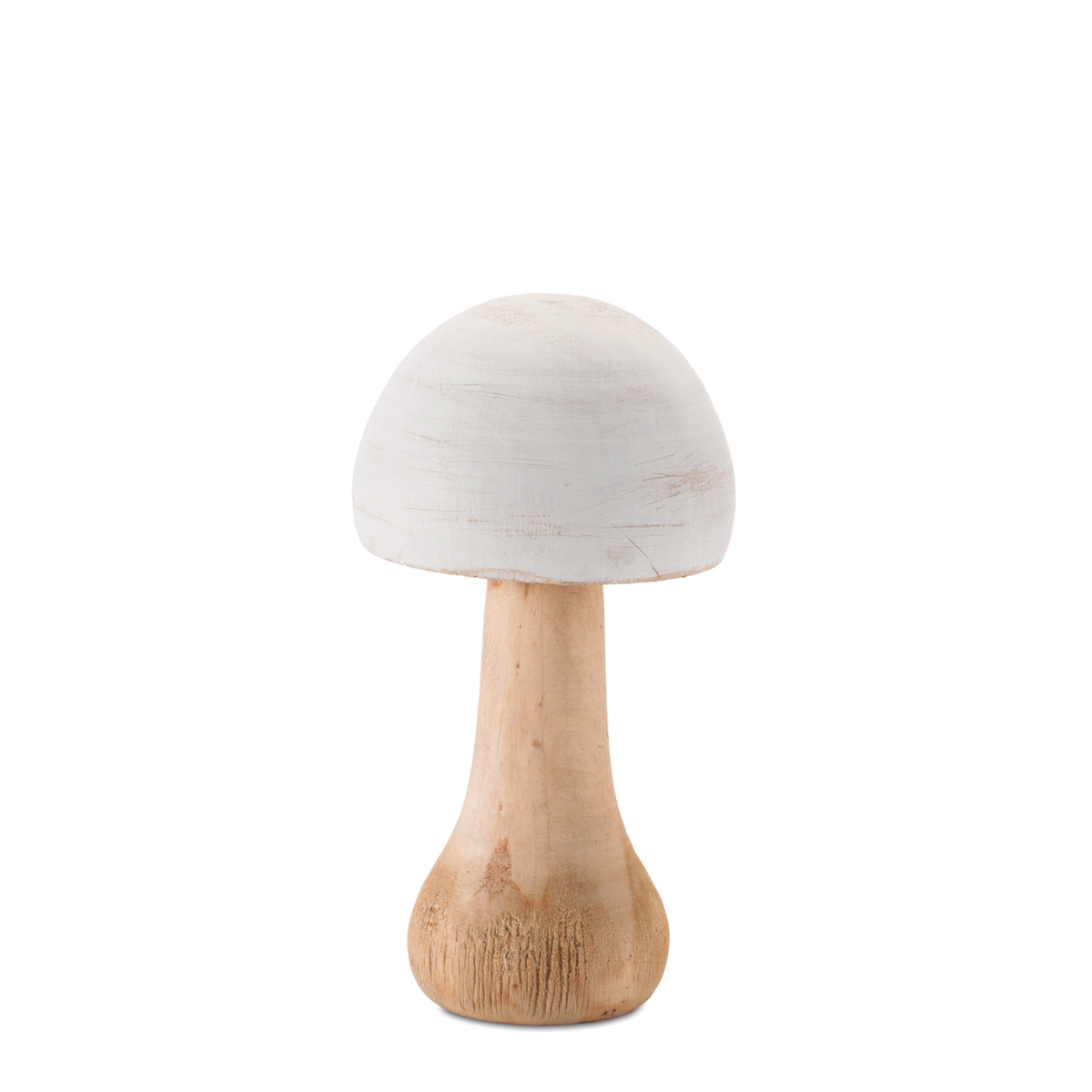 Melrose Rustic Wooden Mushroom Décor - Set of 2