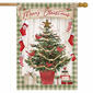 Briarwood Lane Potted Christmas Tree House Flag - image 1