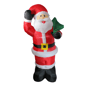 Northlight Animated Inflatable Standing Santa Claus Yard Decor - image 1