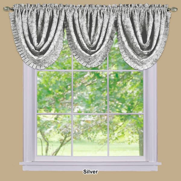 Achim Sutton Waterfall Pleated Valance - 48x36