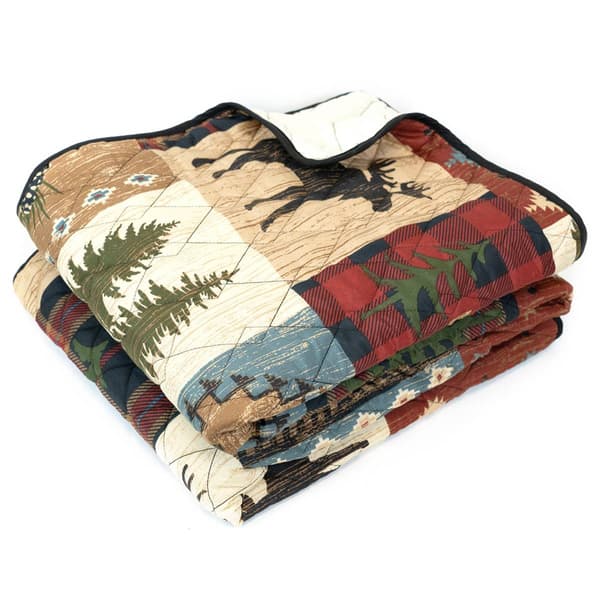 Donna Sharp Your Lifestyle Woodland Patch Throw - image 
