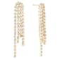 Athra 14kt. Gold over Brass Crystal Drop Earrings - image 1