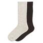 Womens HUE 2pk. Text Wool Crew Socks - image 1