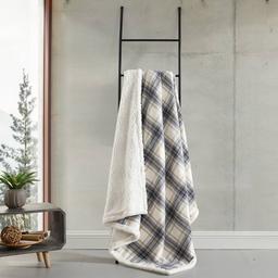 Eddie Bauer Edgewood Plaid Cotton Throw