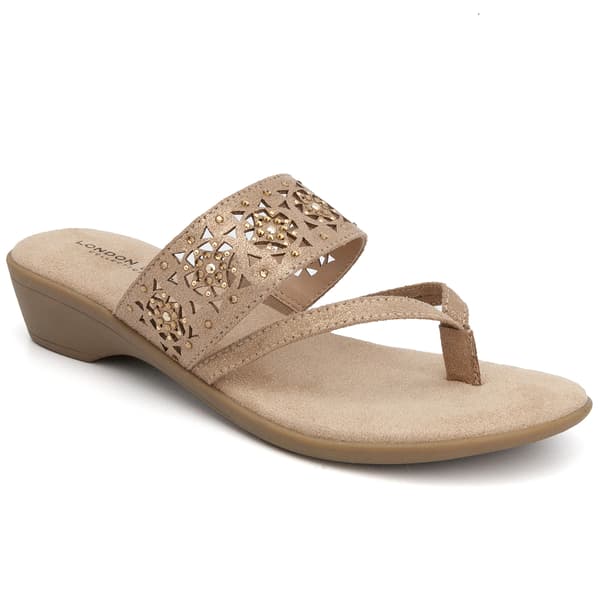 Womens London Fog Emily Thong Sandals - image 