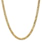 Mens Gold Classics&#8482; 6.25mm. 14k Gold Beveled Curb Chain Bracelet - image 2