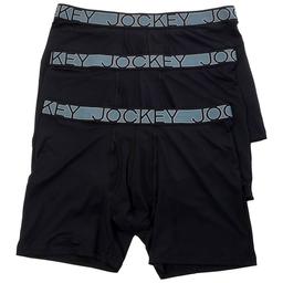 Mens Jockey(R) 3pk. Active Micro Boxer Briefs - Black