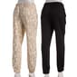 Juniors 2pk. Fleece Lined Boyfriend Joggers - image 2