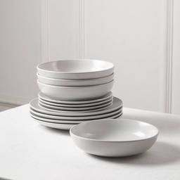Earth & Clay Mia 12-Piece Stoneware Dinnerware Set