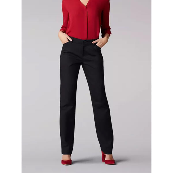 Womens Lee&#40;R&#41; Wrinkle Free Relaxed Fit Pants - Long - image 