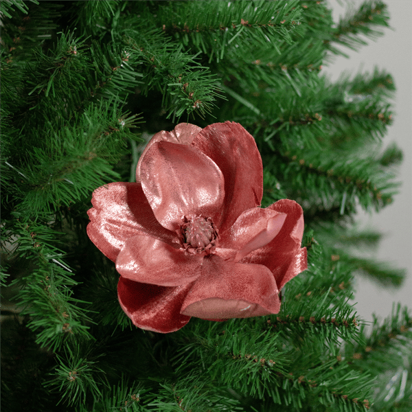 Northlight Artificial Magnolia Flower Christmas Clip Ornament