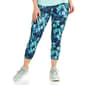 Plus Size Starting Point® Print Capri Leggings - Midnight Blue - image 2