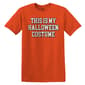 Young Mens Short Sleeve This is My Halloween Costume Graphic Tee - image 1