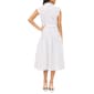 Womens MSK Sleeveless Poplin Stripe Cinched Waist Midi Dress - image 2