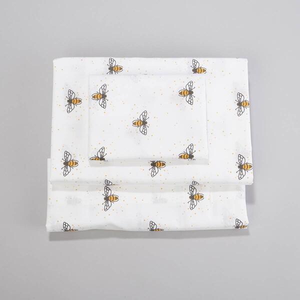 Ashley Cooper&#40;tm&#41; Percale Bumble Bees Sheet Set - image 