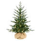 Puleo International 3ft. Pre-Lit Christmas Tree in Burlap Sac - image 1
