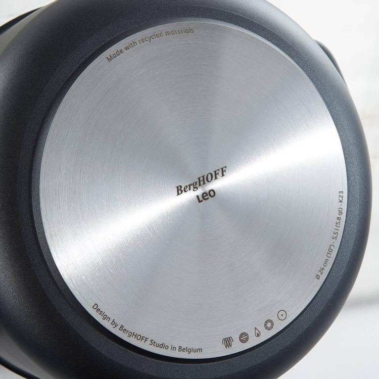 BergHOFF Phantom Nonstick 10in. Ceramic Covered Stockpot