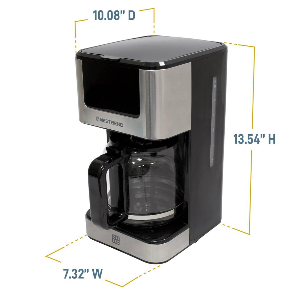 West Bend 12 Cup Touchscreen Coffee Maker