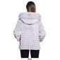 Womens Gallery Full Zip Faux Fur Walker - image 2