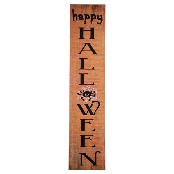 Northlight Seasonal 36in. Happy Halloween with Spider Sign - image 