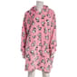 Juniors Peanuts All Over Print Snoopy Plush Humungo Hoodie- Pink - image 2