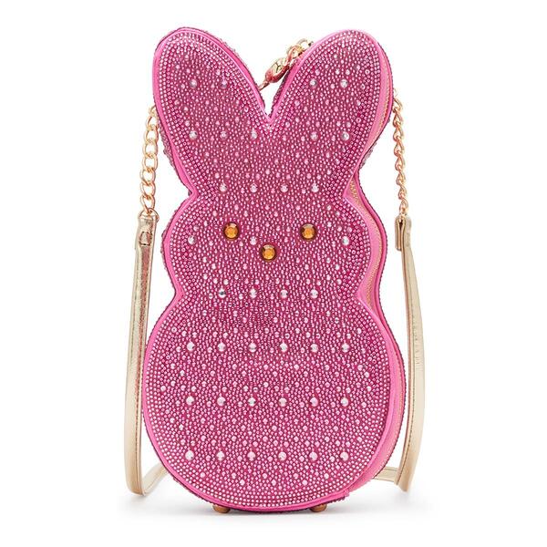 Betsey Johnson Rhinestone Peeps Bunny Crossbody - image 