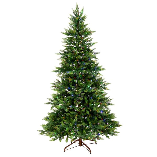 National Tree Festive Fern Feel Real&#174; Pre-Lit Christmas Tree