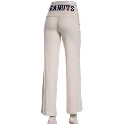 Juniors Peanuts™ 50 Fold Over Waist Yum Wide Leg Pants